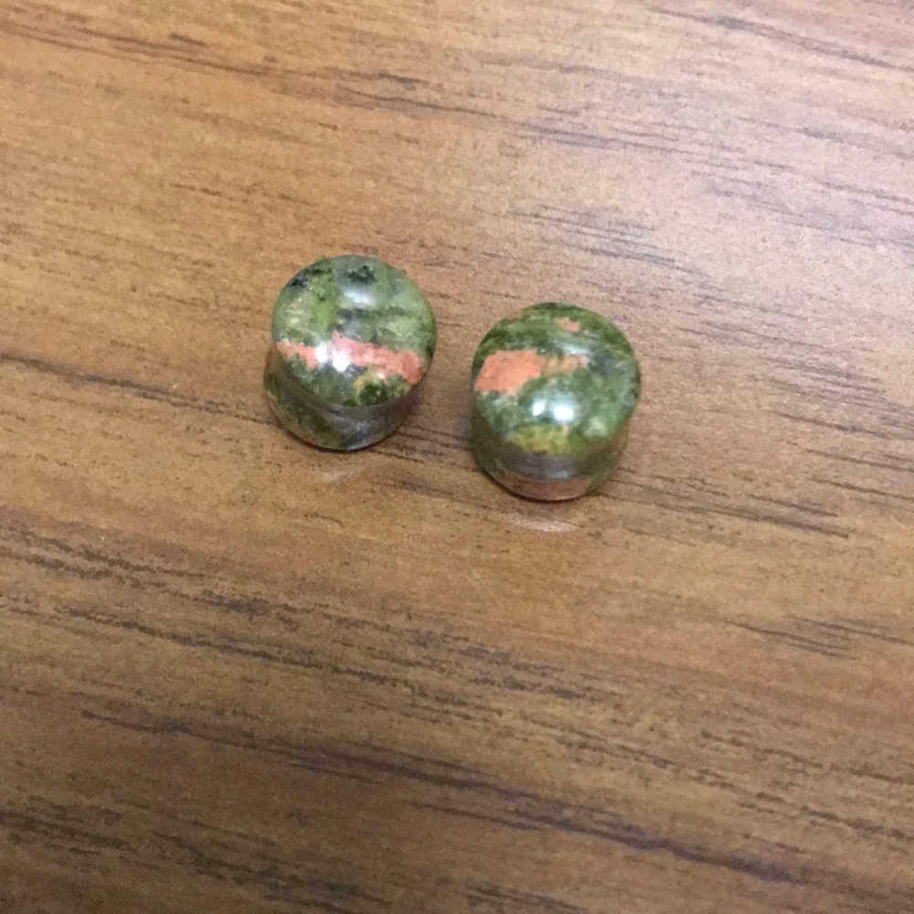 Unakite Stone plugs